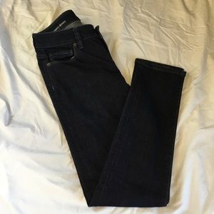 Ann Taylor LOFT Dark Wash Curvy Skinny Jeans
